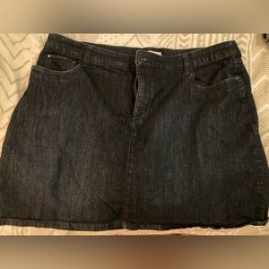 Croft and Barrow Denim Skort size 18W